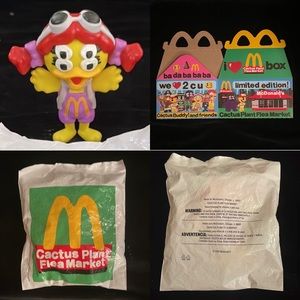 Mcdonald's Cactus Flea Market Adult Happy Meal. BIRDIE SEALED